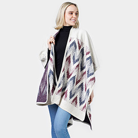 Chevron Pattern Cape