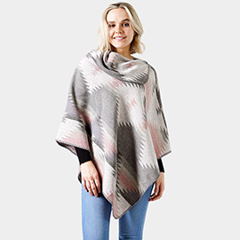 Western Pattern Poncho