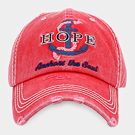 HOPE ANCHORS THE SOUL Vintage Baseball Cap