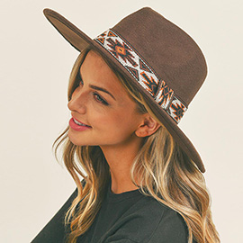 Tribal Band Panama Hat