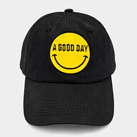 Smile A GOOD DAY Message Baseball Cap