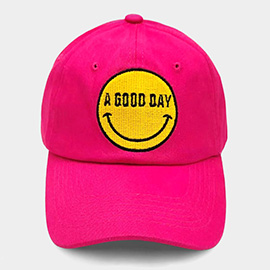 Smile A GOOD DAY Message Baseball Cap