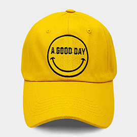 Smile A GOOD DAY Message Baseball Cap