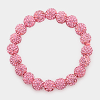 Shamballa Ball Stretch Bracelet