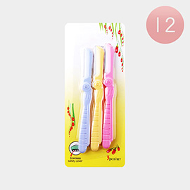 12 Set of 3 - Eyebrow Razors