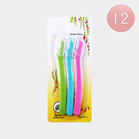 12 Set of 3 - Eyebrow Razors