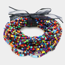 25PCS - Seed Beaded Stretch Bracelets