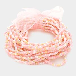 25PCS - Seed Beaded Stretch Bracelets