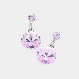 Genuine Crystal Drop Earrings