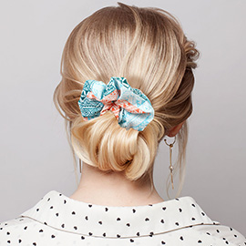 Aztec Patterned Scrunchie Hairband