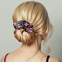 Aztec Patterned Scrunchie Hair Band