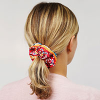 Aztec Patterned Scrunchie Hair Band