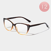 12PCS - Bling Reading Glasses