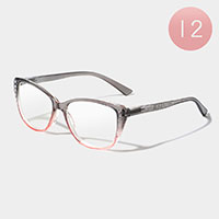 12PCS - Bling Reading Glasses