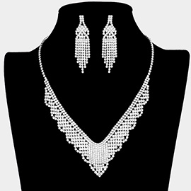 Rhinestone Pave Necklace