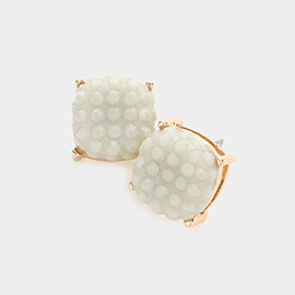 Square Stud Earrings