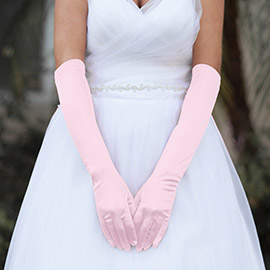 Dressy Satin Wedding Gloves