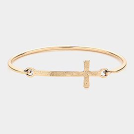 Metal Cross Hook Bracelet