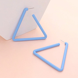 Triangle Hoop Earrings