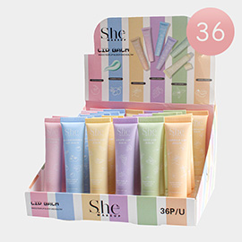 36PCS - Glossy and Healthy Lip Balms