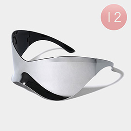 12PCS - Visor Style Sunglasses