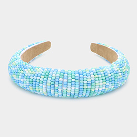 Seed Beaded Padded Headband