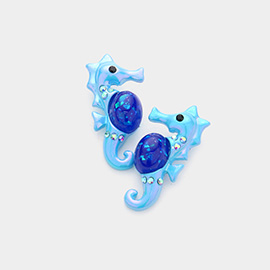 Seahorse Stud Earrings