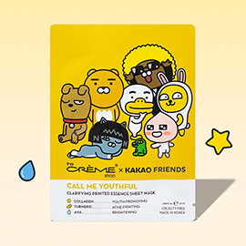 KAKAO FRIENDS CALL ME YOUTHFUL Printed Essence Face Sheet Mask