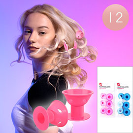 12 Set of 6 - Hair Rollers