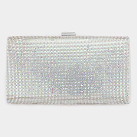 Bling Rectangle Evening Clutch / Crossbody Bag