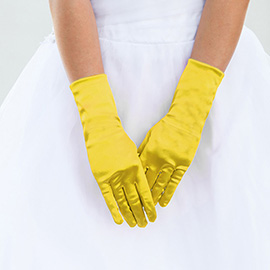 Dressy Satin Wedding Gloves