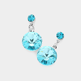 Genuine Crystal Drop Earrings