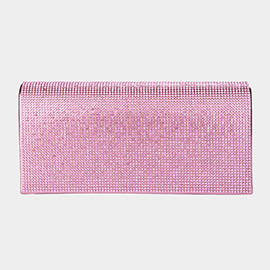 Bling Solid Evening Clutch / Crossbody Bag