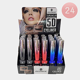 24PCS - Curling Up 5D Eyeliners