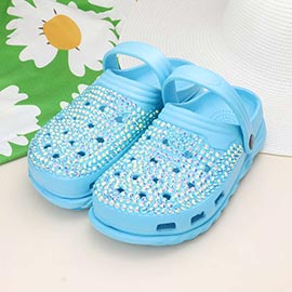 Bling Solid Rubber Sandals