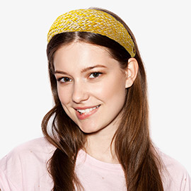 Braided Straw Headband