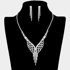 Rhinestone Pave Necklace