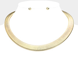 Metal Collar Necklace