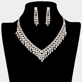 CZ Marquise Accented Necklace