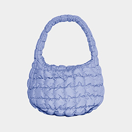 Quilted Puffer Tote / Shoulder Bag Cloud Bag