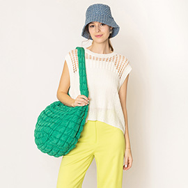 Quilted Puffer Shoulder / Crossbody Bag Cloud Bag