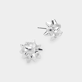 Christmas Gift Bow Stud Earrings