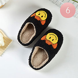 6Pairs - Cowboy Hat Smile Soft Home Indoor Floor Slippers