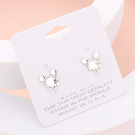 Mouse Character Stud Earrings