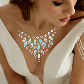 Adhesive Crystal Body Jewel Stickers