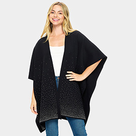 Bling Solid Ruana Poncho