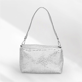 Bling Rectangle Tote / Crossbody Bag