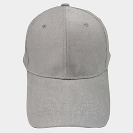 Solid Corduroy Baseball Cap