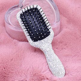 Rhinestone Pave Hair Brush