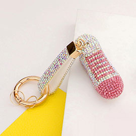 Rhinestone Pave Sneaker Keychain